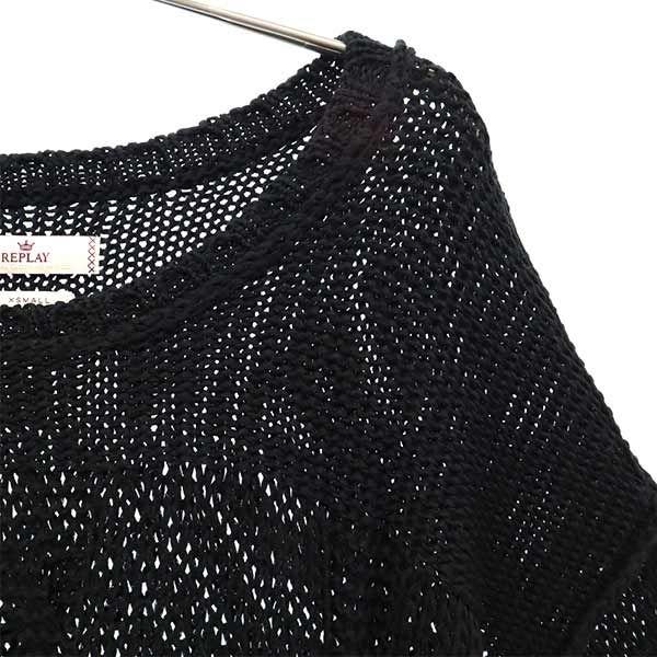 REPLAY Long sleeve knit XS black sweater Women Used