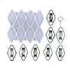 Rhombus Resin Mold DIY Jewelry Casting Mold Resin Keychain Mold Pendant Charms Mold with Hole Mother's Day Silicone Mold