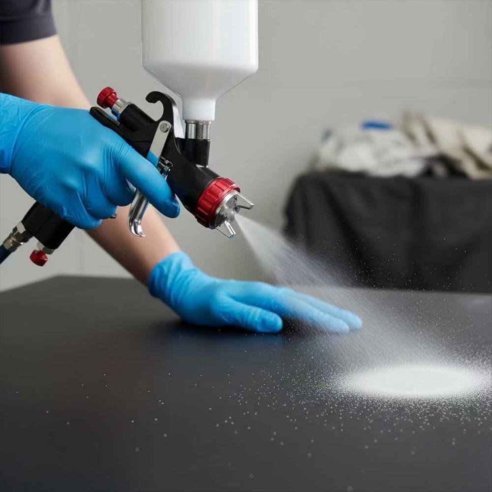 R500 LVLP Air Spray Gun with 1.3mm Nozzles & Oil Separator & Air Regulator, Automotive, Car Paint Gun Sprayer