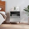VidaXL Bedside Table Sonoma Grey 40x35x50 Cm Engineered Wood 830616