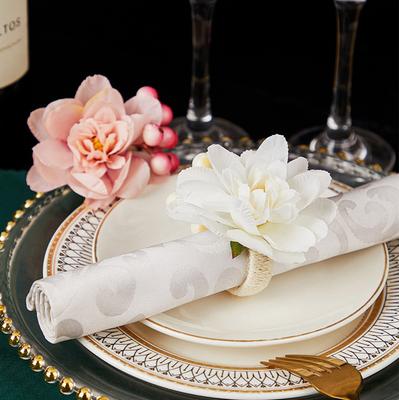 1 יחידה טבעות מפיות פרחוניות ורד אדום אבזם למפיות נייר לחתונות, מסיבות, יום האהבה, קישוט שולחן לבית, מחזיק מפיות לימי הולדת