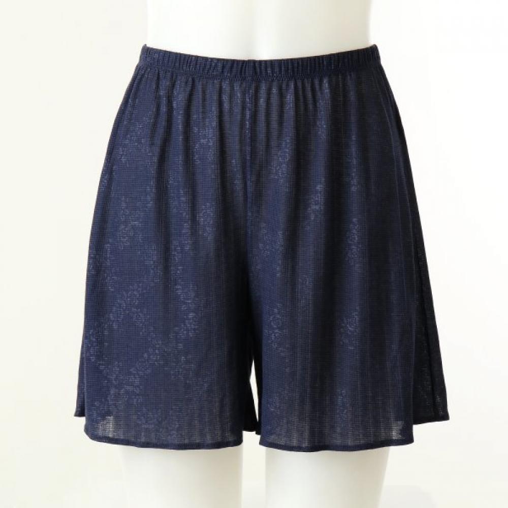 Wacoal Women S Waffle Fabric Check Floral emboSSed Print ShortS whS2624c 90