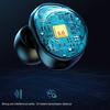 T8 Wireless Earphone Noise Reduction IPX7 Waterproof Touch Screen Bluetooth-compatible 5.1 9D Stereo Headset for Home