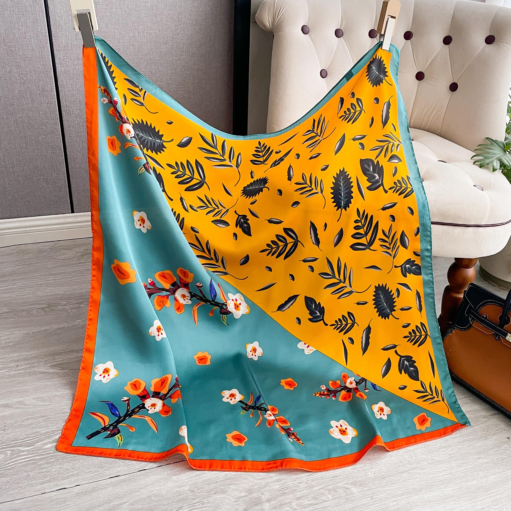 

Новый дизайн с леопардовым принтом, роскошный женский шарф 90 см, солнцезащитный платок, шаль, хиджаб, женские волосы, хиджаб, шейный платок, бандана