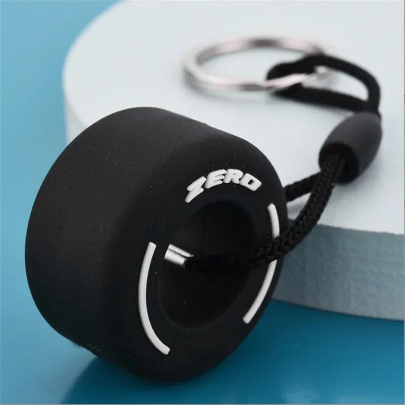 Fashion Car Key Ring Tire Keychain Pendant Gift for Lifan X60 320 620 330 530 630 720 X50 820 Car Accessories