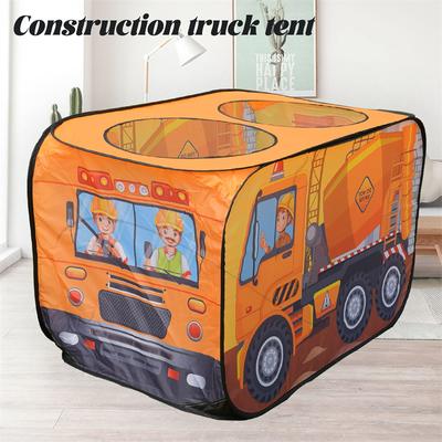 Children'S Indoor Car Engineering Car Tent Toy Play House Princess Boy Baby Game House Folding Ocean Ball Pool House