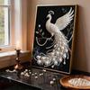 Kit Artistico Fai da Te con Perle e Gemme Pavone per Decorazione Murale Domestica - Regalo Perfetto per Adulti e Principianti Senza Cornice Kit Pittura con Perle