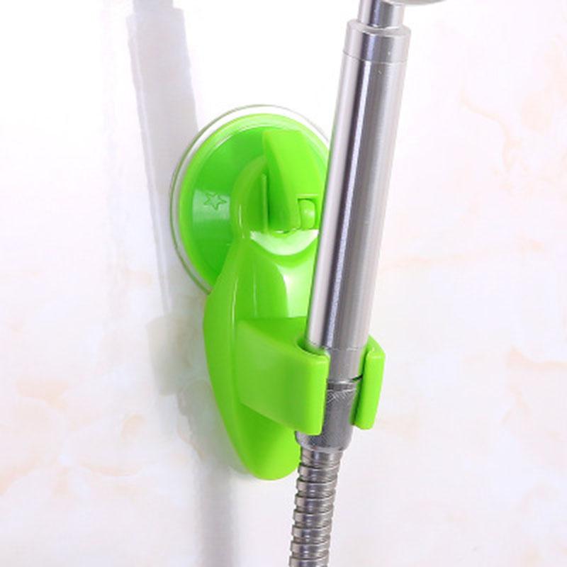 

Bathroom Shower Head Holder Strong Attachable Movable Bracket Powerful Suction Shower Seat Chuck Holder Shower Rack