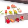 Fruit Pendant Strawberry Watermelon Pepper Corn DIY Jewelry Accessories