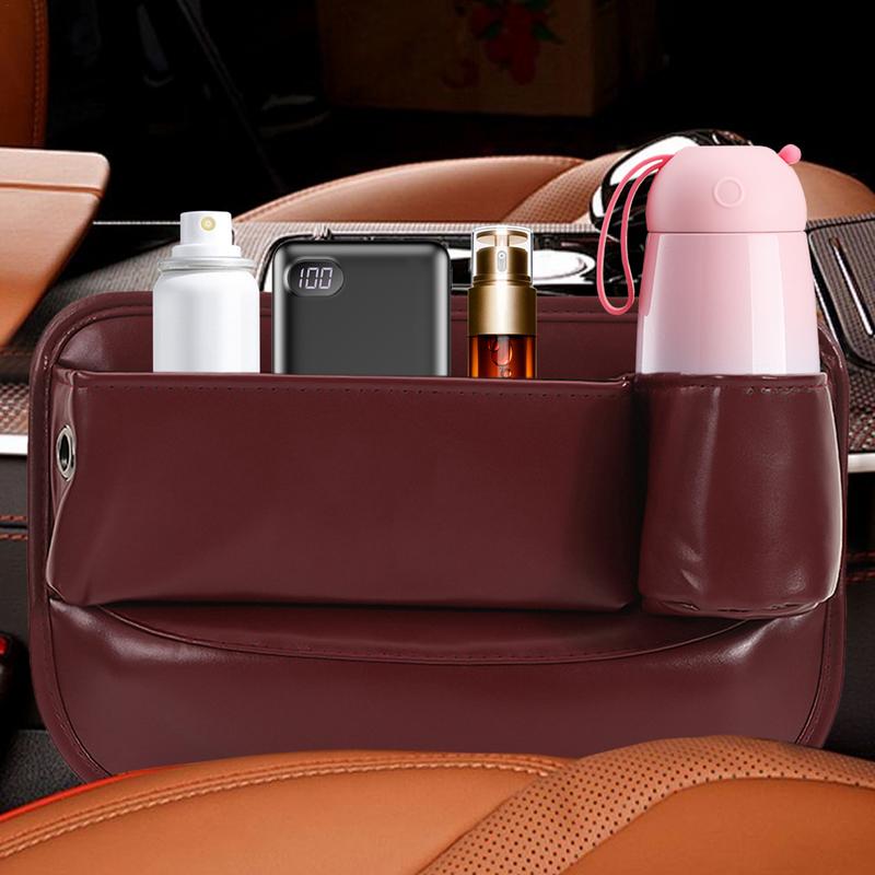 Autositz-Spaltfüller Organizer Auto-Organizer Spaltfüller Leder Aufbewahrungsorganizer Handtaschenhalter Sitzspalt Konsole