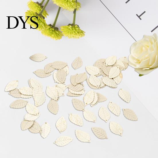 Fresh-keeping 100Pcs Artificial Leaves Realistic Colorful Versatile Simulation Embossing Mini Fabric Photography Props Tree
