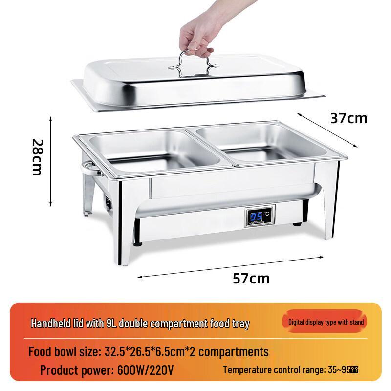 Yunduo Electric Stainless Steel Buffet Food Warmer