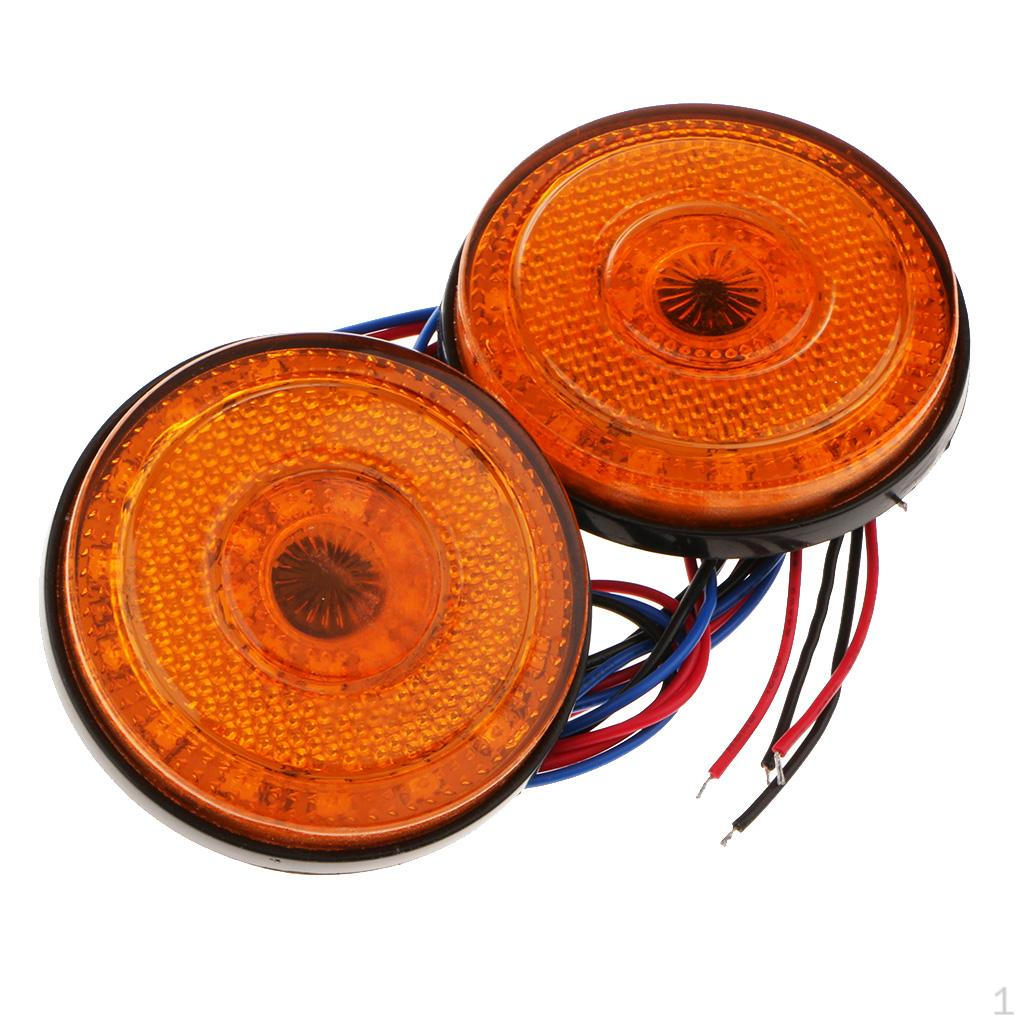 

Durable Car Tail Lights Turn Singal Light Lamp LED Reflector жёлтый