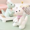 PP Cotton Mother and Son Kangaroos Plush Toy Kangaroo Soft Kids Stuffed Toy  Kids Playing Supplies