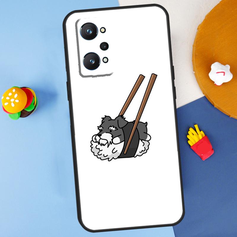Schnauzer Puppy Dog For Realme 11 10 12 13 14 Pro Plus GT 5 6 6T GT7 Pro C61 C53 C51 C21Y C25S C55 C67 C75 Case