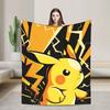 Pikachu Super Soft Blanket  Children Plush Bedding Throws Novelty Couch Chair Flannel Bedspread Sofa Bed Cover