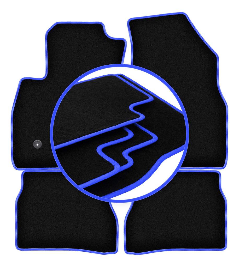 CARLUX-BLUE Automatten für: Fiat Doblo II 0 (2009-2020)