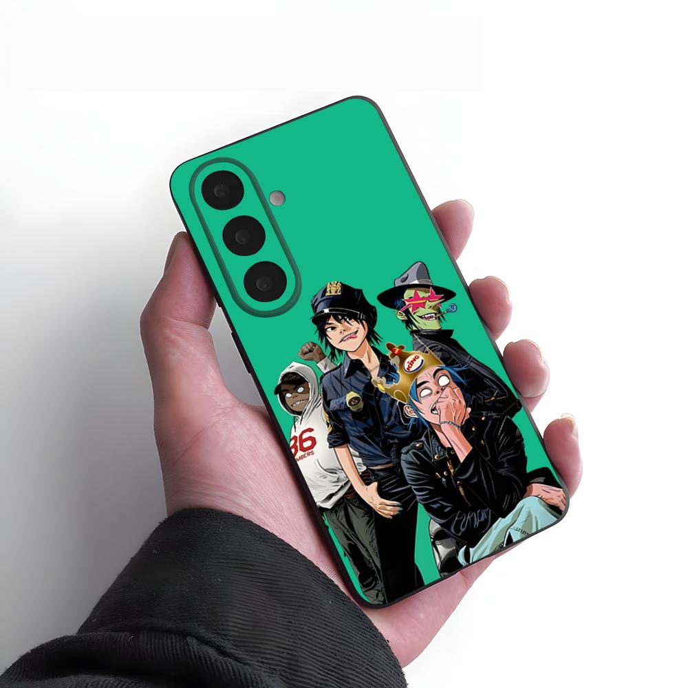 Gorillaz Band Anime Phone Case For Samsung S26 S25 Plus S20 S20 Plus S22 Ultra S23 FE S21 Plus S21 Ultra Soft Cover