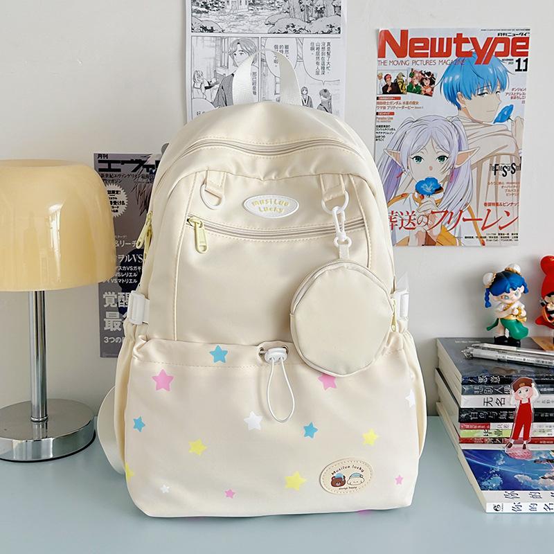 The New Schoolbag Is High-value, Fresh and Sweet, Candy-colored Backpack, Light and Large-capacity Mental Illness for Junior High School Students