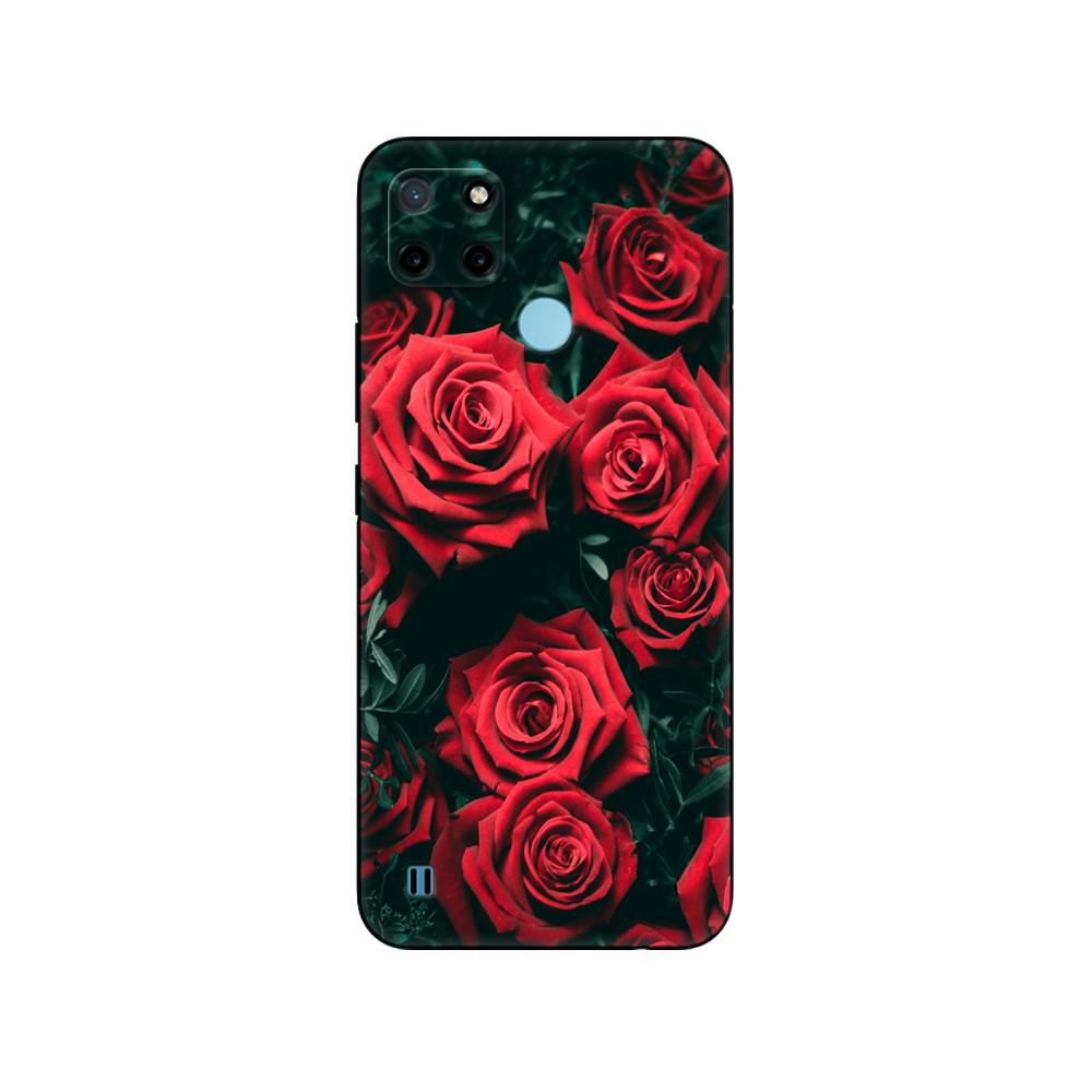 For Realme C21Y C25Y Case Silicon Phone Back Cover For OPPO Realme C21Y C25Y 4G Soft Case RMX3261 Coque 6.5inch Black Tpu Case