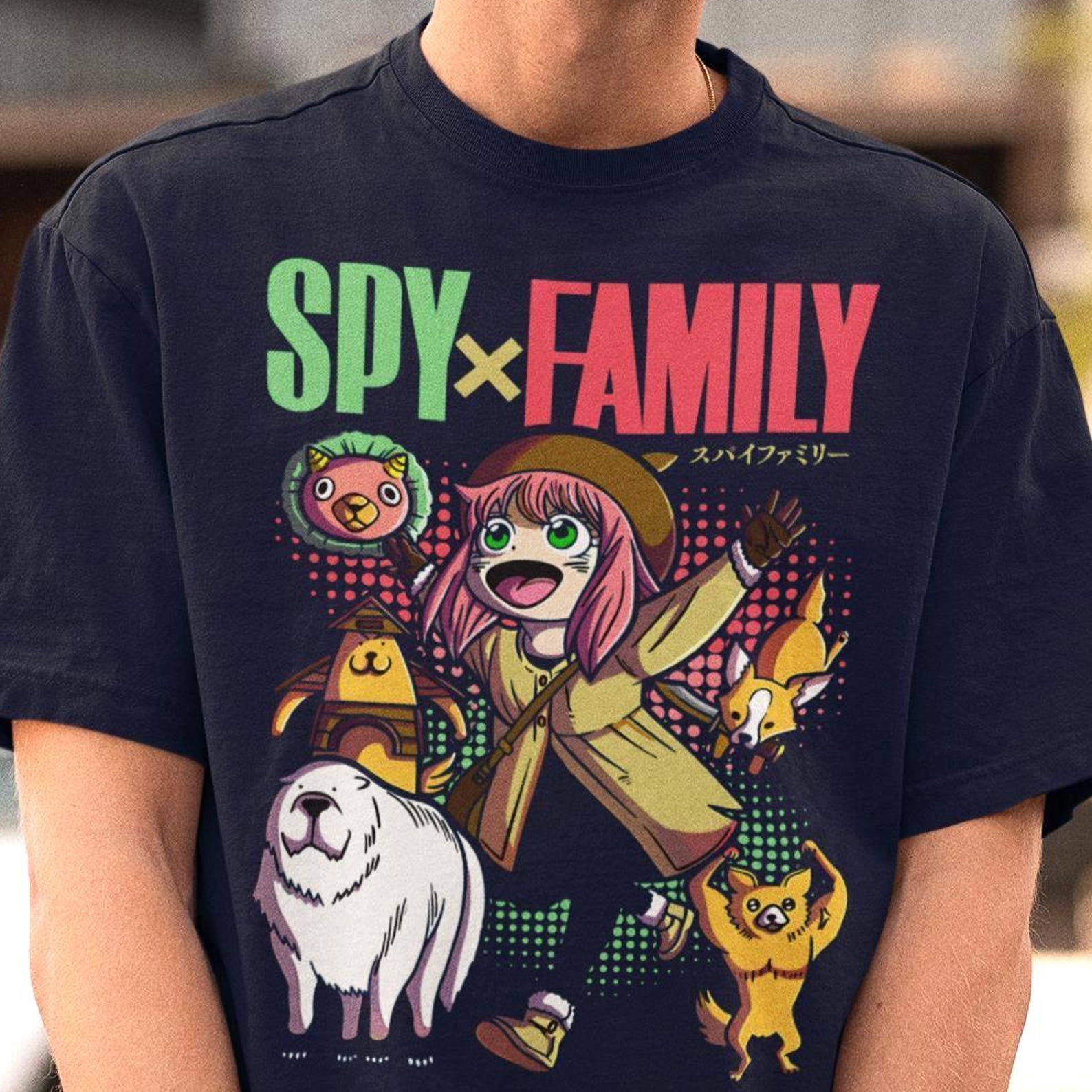 Anya Forger Shirt – Spy X Family Anime Cosplay Tee XL