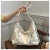 Korean Style Bowknot Faux Leather Tote Bag Versatile Women's Shoulder Handbag CLE