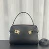 New leather women's bags, baguette bags, European and American light luxury handbags, large-capacity shoulder messenger bags, cross-border