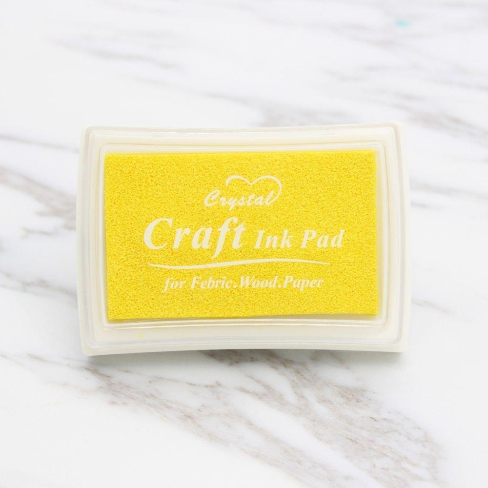 Colored Ink Pad for DIY Rubber Stamps, Children's Finger Painting, Calligraphy, and Journals