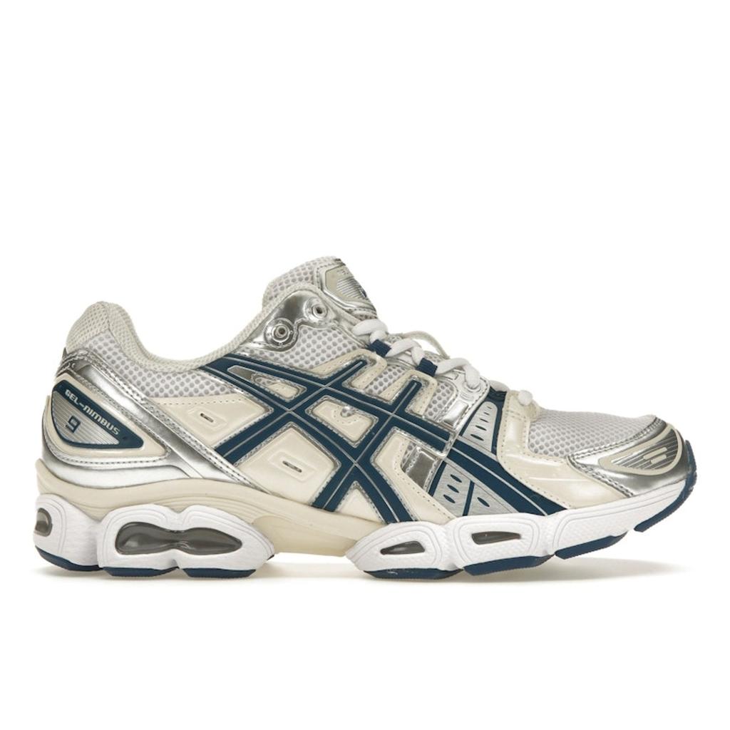 Asics Gel Nimbus 9 White Light Indigo Women Sneakers 1202A278-108
