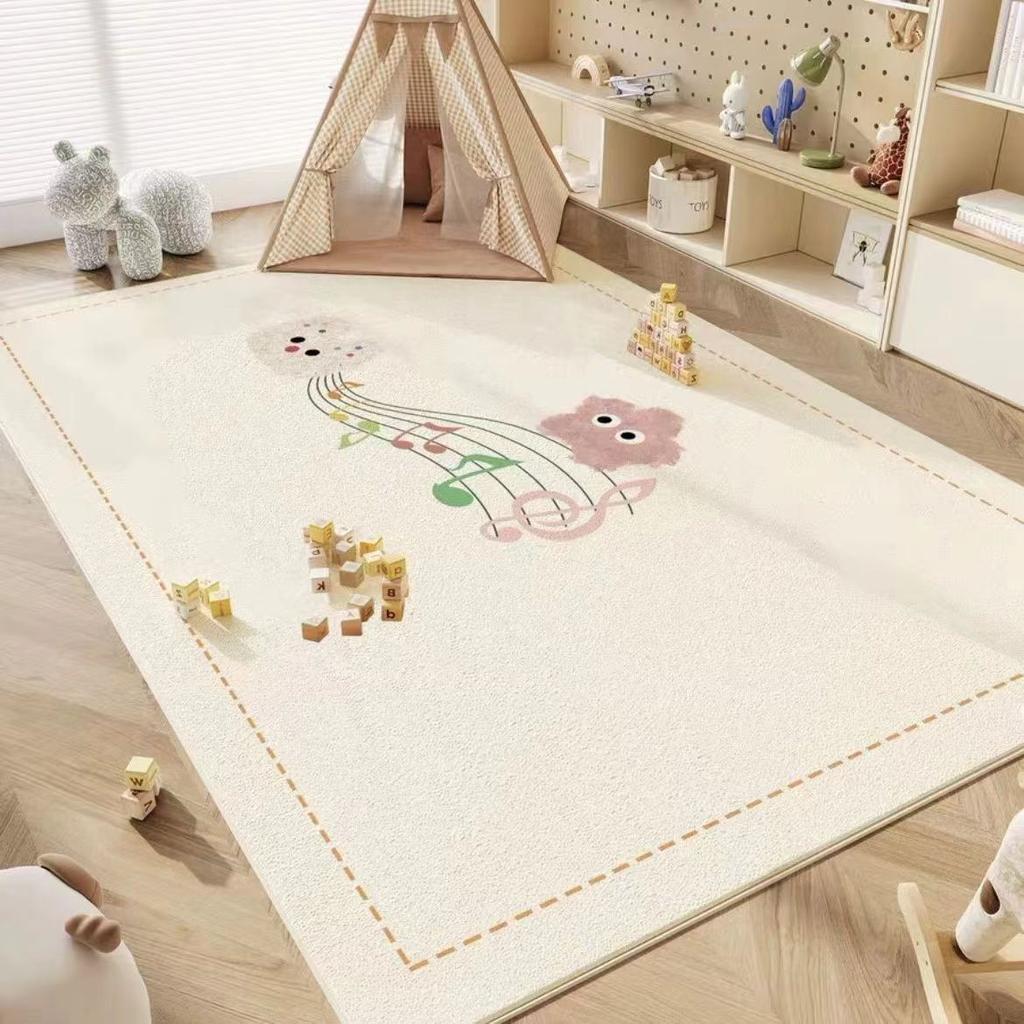 Cartoon Colored Carpets for Living Room Cute Anime Bedroom Decor Rug Soft Children's Room Carpet Home Non-slip Floor Mat Gift
