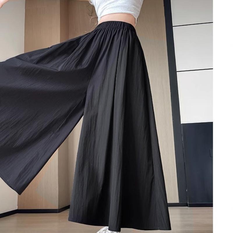 

Юбка и брюки Bingsi Yamamoto для женщин на лето тонкие новый стиль маленькая высокая талия длинная юбка свободные быстросохнущие широкие брюки 5XL