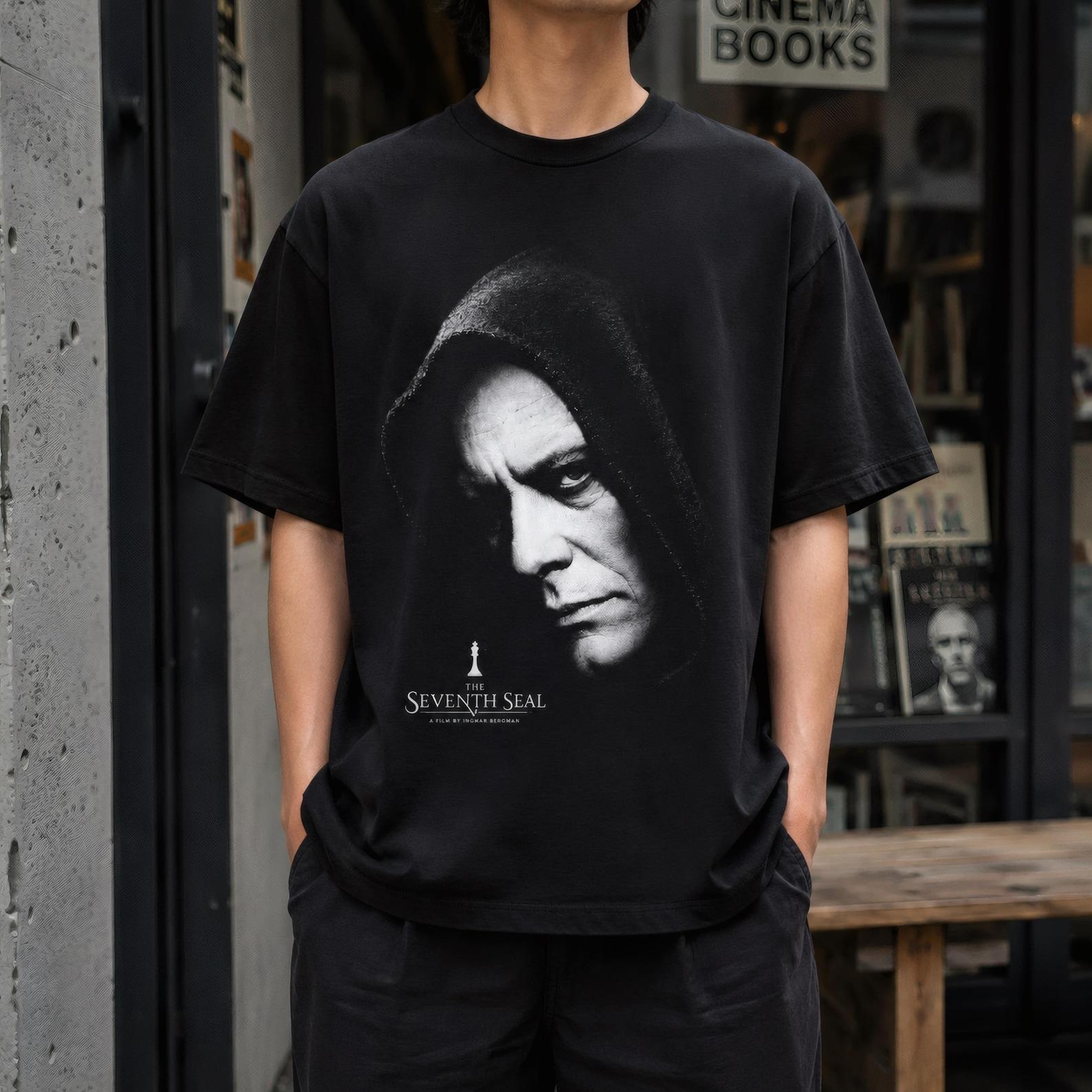 The Seventh Seal Shirt, Bergman Arthouse Film TShirt, Goth Dark Academia Graphic Tee 2XL