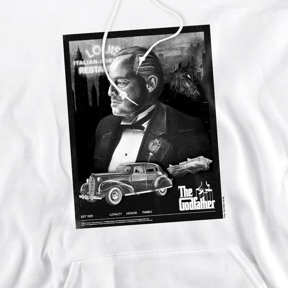 The Godfather Mens Don Vito Corleone Poster Hoodie