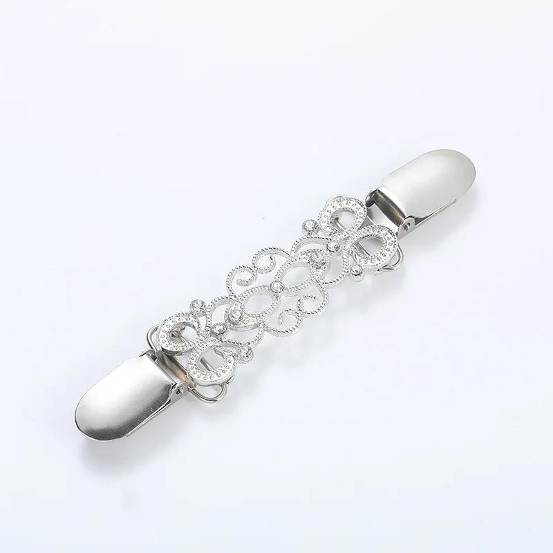 2 pcs of clothes clip brooch clip vintage clothing sweater cardigan shawl dress brooch clip shirt clip girl ladies