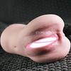 Male Masturbator Real Vagina Pocket Pussy with Two Hole Sucking Penis Sex Toys for Men Glans Stimulate Soft Silicone Vagina