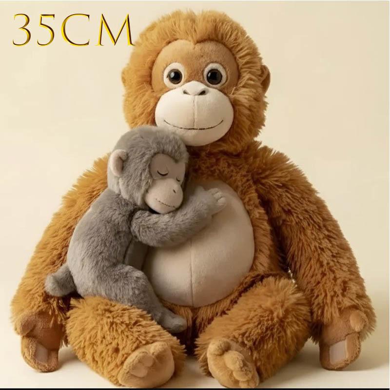 Schattige Punch Monkey Knuffel Zachte Baby Aap Dier Pop Katoenen Gevulde Kussen Speelgoed Verzamelspeelgoed Cadeau
