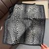 New Leopard Scarf For Women 70 cm Square Soft Satin Scarves Neck Scarf Headscarf Bandanas Band Coll