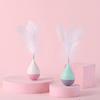 Feather Tumbler Interactive Cat Toy Pet Training Supplies Cat Dog Funny Cat Toys Pet Kitten Tumbler Fiddle with Toys