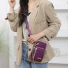 Minimalist Women's Phone Sling Bag – Lightweight Nylon Crossbody with ID Pocket, Ideal for Travel & Shopping