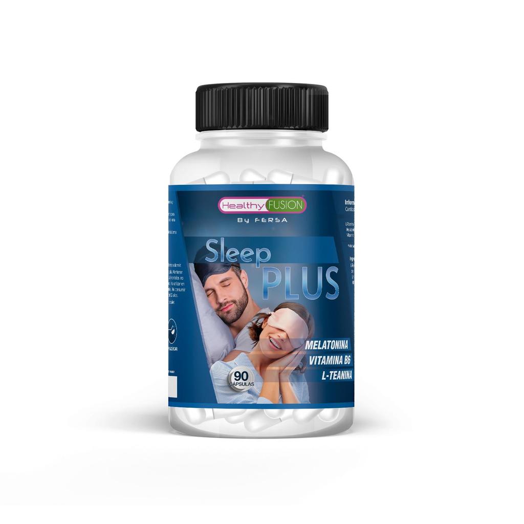 Healthy Fusion Melatonin 1.5mg | L-Theanin und Vitamin B6 | Beseitigt Schlaflosigkeit und Schlafstörungen | 90 Kapseln.