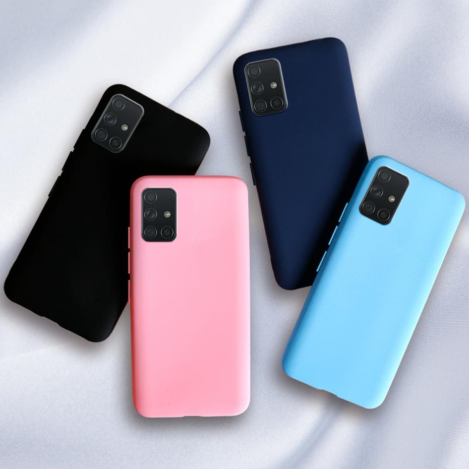 Buy Candy Color Silicone Case for Samsung Galaxy A01 A11 A21 A31
