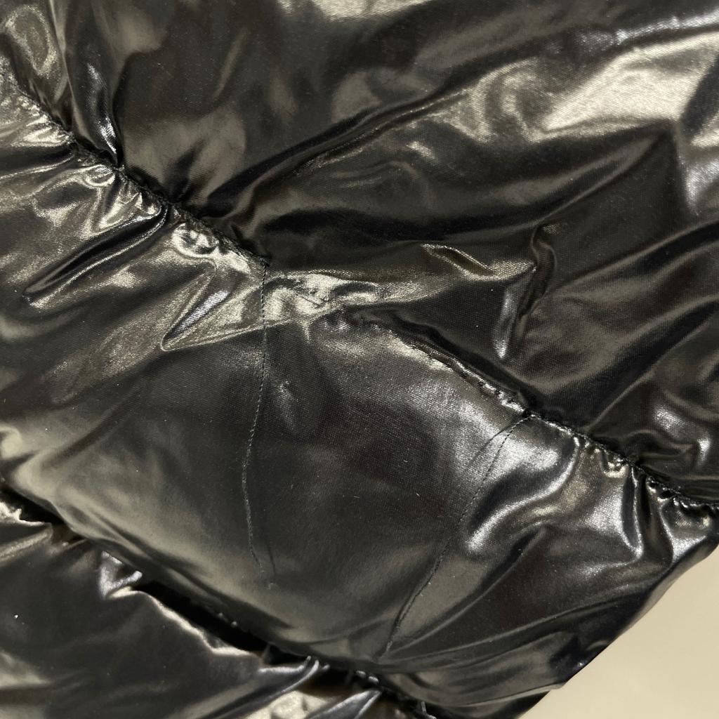 MONCLER 120934931 MOKA long down coat coat 0 blackUsed