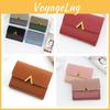 Fashionable Korean-style Women's Wallet With Metal Elements, 2 Folds And Convenient Cover-opening Design