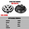 4Pcs Car Styling 56/65/66MM Wheel Center Hub Caps Cover For Volkswagen VW R R32 MK4 GTI Golf Polo Tiguan Passat Jetta TouranLP9