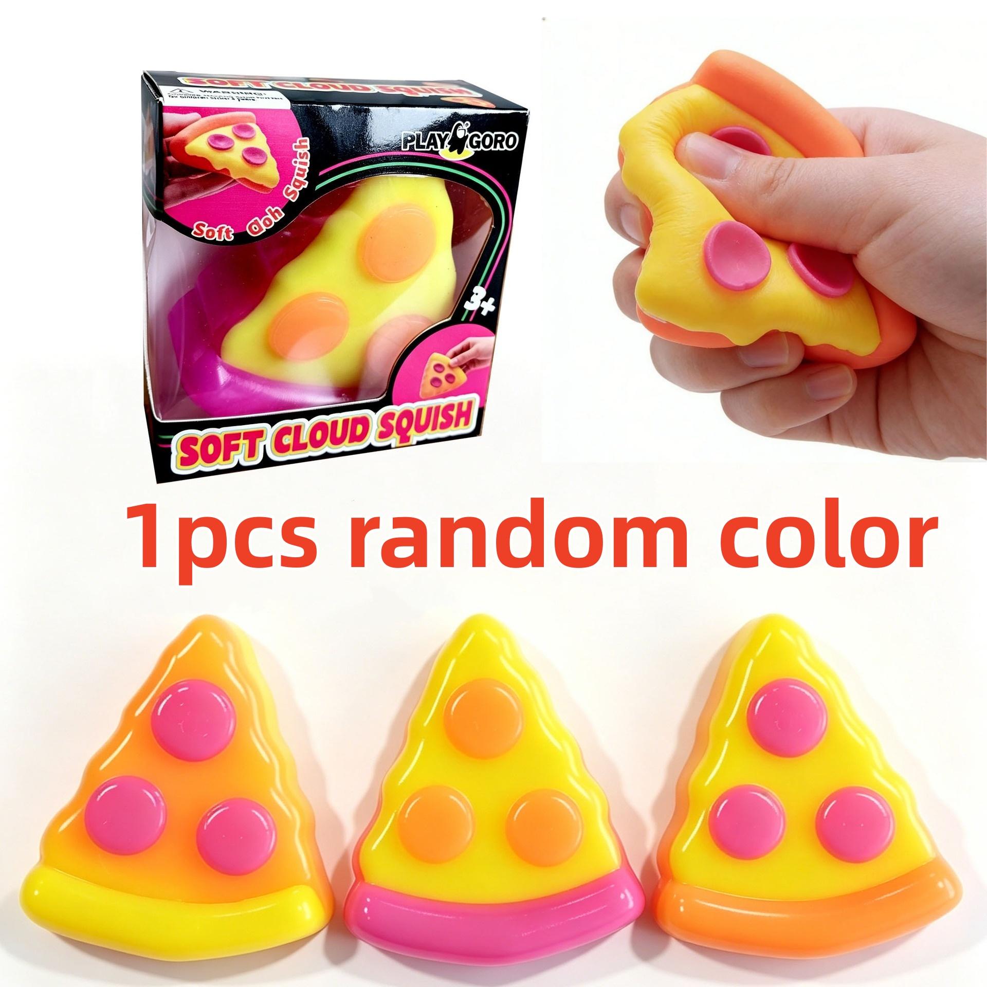 

Needoh Pizza Squishy Sensory Fidget Toy Soft Squeeze Stress Relief Desktop Focus Relaxation Adult Daily Decompression Gift