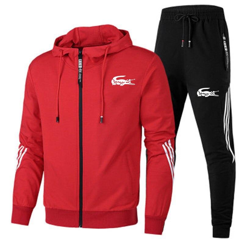 Veste Pantalon Homme Hiver 2021 Ensemble Sweat à Capuche Et