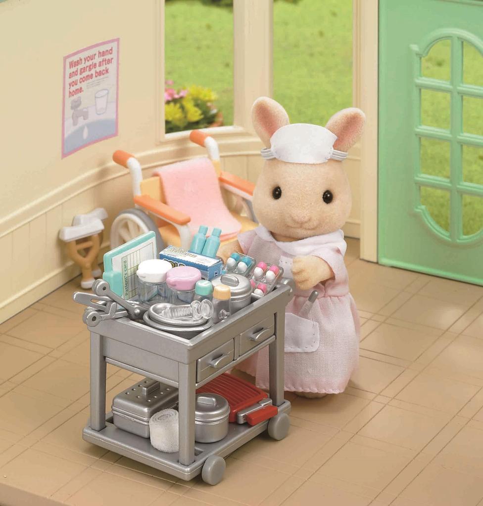 Sylvanian Families Shop Krankenschwester ST Mark Zertifizierung Ab 3 Jahren Spielzeug Puppenhaus Sylvanian Families EPOCH [Aspirational Set] H-13