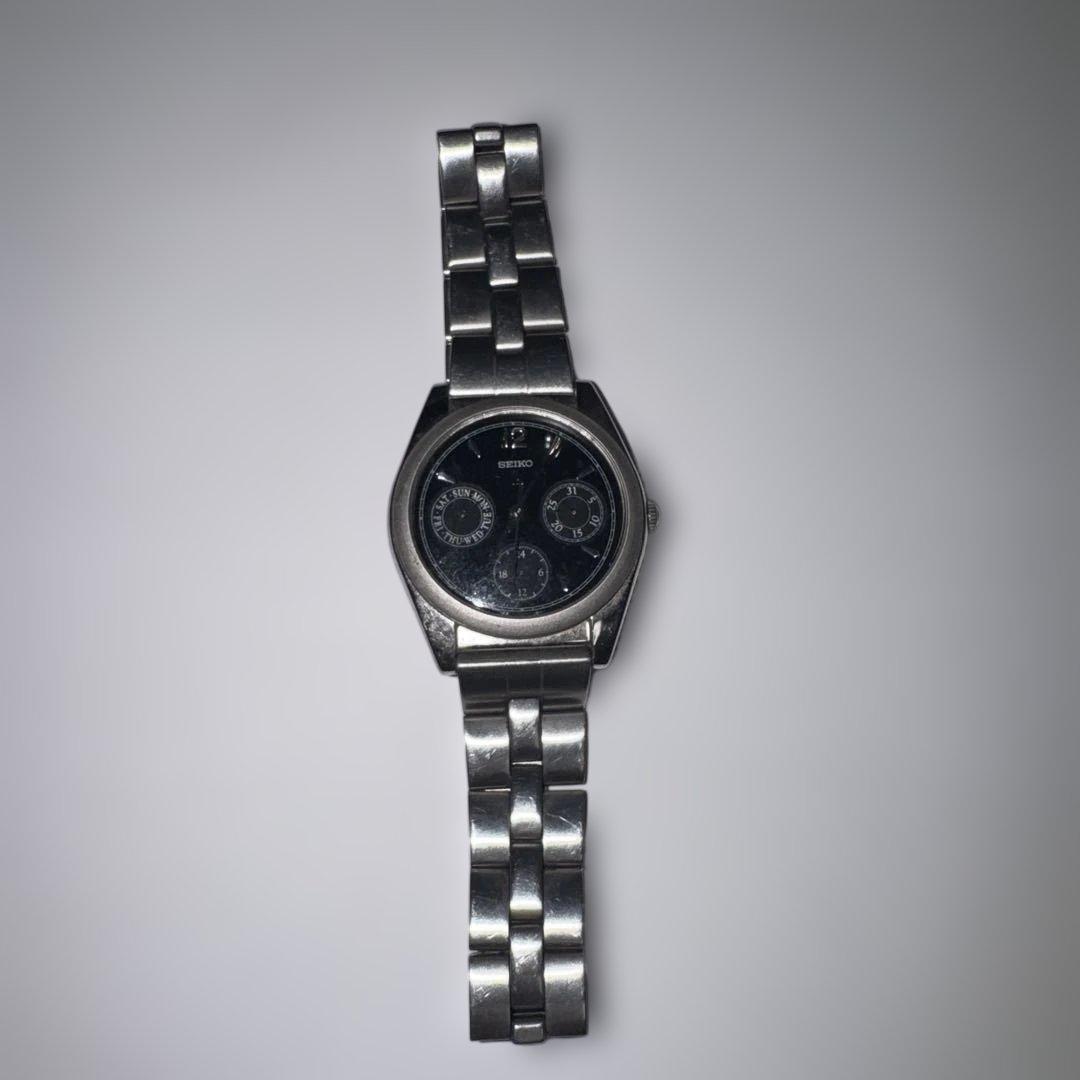 Seiko Analog Quartz Watch Silver