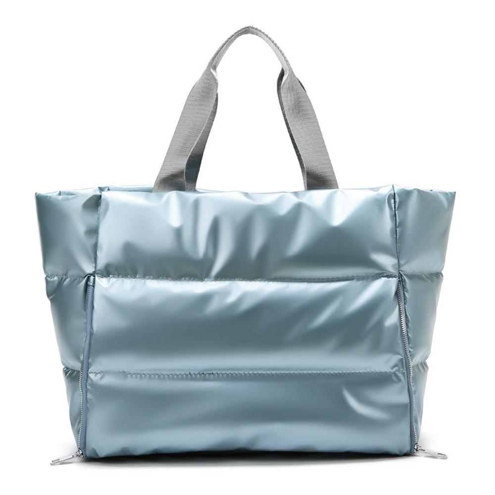 Wet and Dry Separation Sports Bag Large Capacity Shoulder Bag High Quality Women Gym Bag Unisex синий