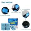 2-100pc Solid Cleaner Car Windshield Washer Fluid Concentrated Effervescen Tablets for Car Room Kitchen Window Glass Cleaning